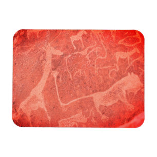 Magnet Flexible Namibie Afrique Rock Art Painting