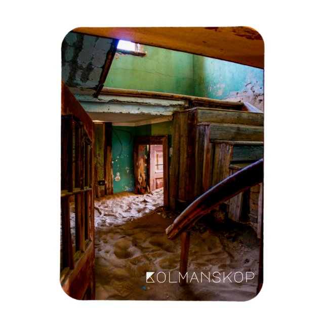 Magnet Flexible Namibie Kolmanskop House Dune Paysage Ville fantôm (Vertical)