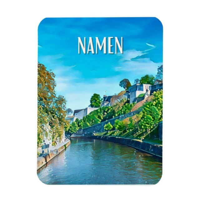 Magnet Flexible Namur Belgique Photo Vintage (Vertical)
