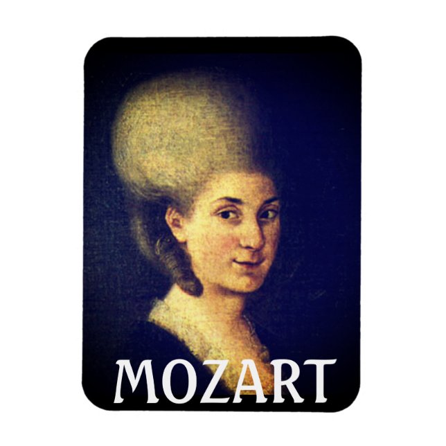 Magnet Flexible Nannerl Mozart (Vertical)