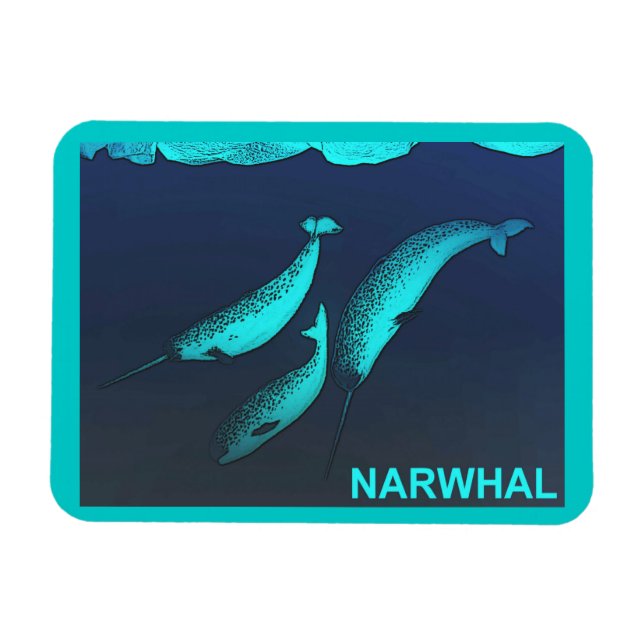 Magnet Flexible Narwhal (Horizontal)
