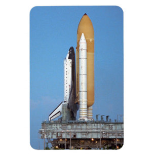 Magnet Flexible NASA Space Shuttle Atlantis STS-86 Launch Rollout