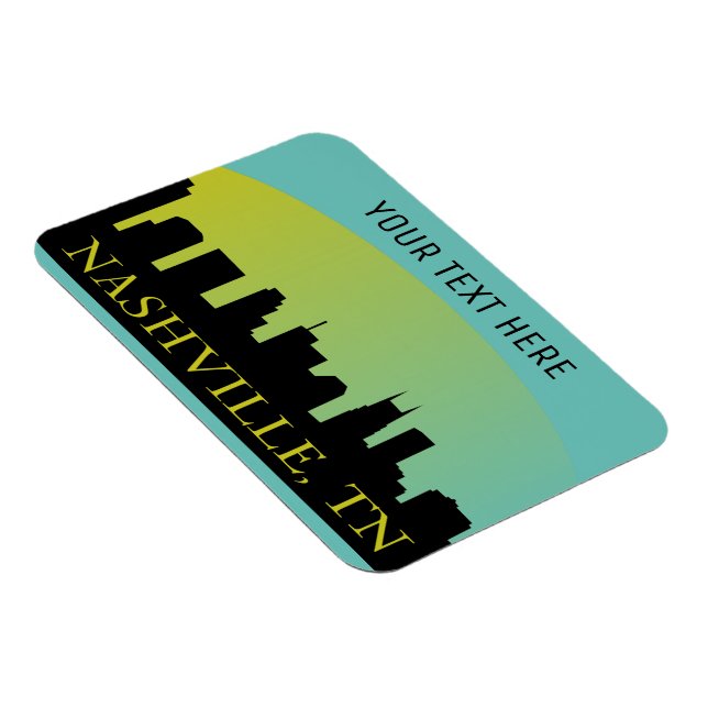 Magnet Flexible Nashville, Tennessee Skyline (Côté Droit)