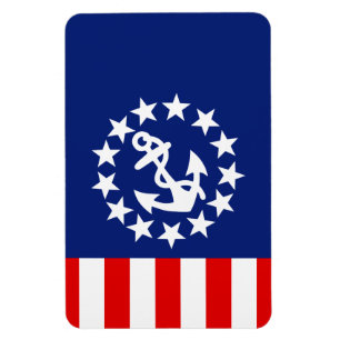 Magnet Flexible Nautical American Yacht Flag est à la Marina