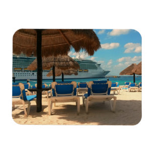 Magnet Flexible Navire de croisière dans les Caraïbes