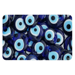 Magnet Flexible Nazar Amulets Evil Pierres Oeil Bleu Motif