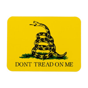 Magnet Flexible Ne marchez pas sur moi - le drapeau de Gadsden