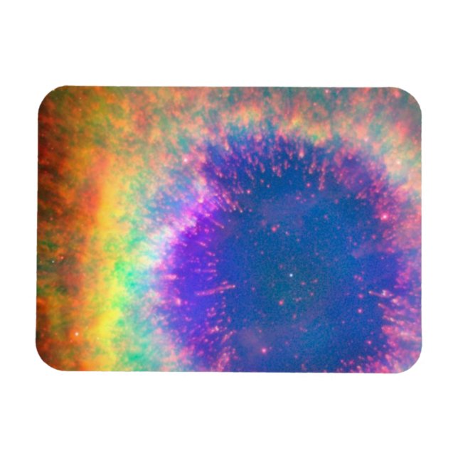 Magnet Flexible Nebula Planétaire Comme Un Oeil (Horizontal)