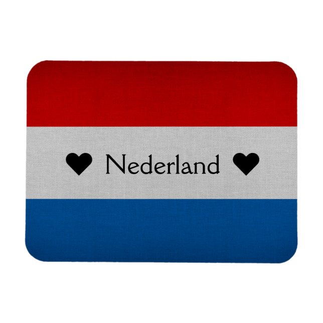 Magnet Flexible ♥ Nederland ♥ (Horizontal)