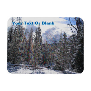 Magnet Flexible Neige Fraîche Sur Foudre Rapide