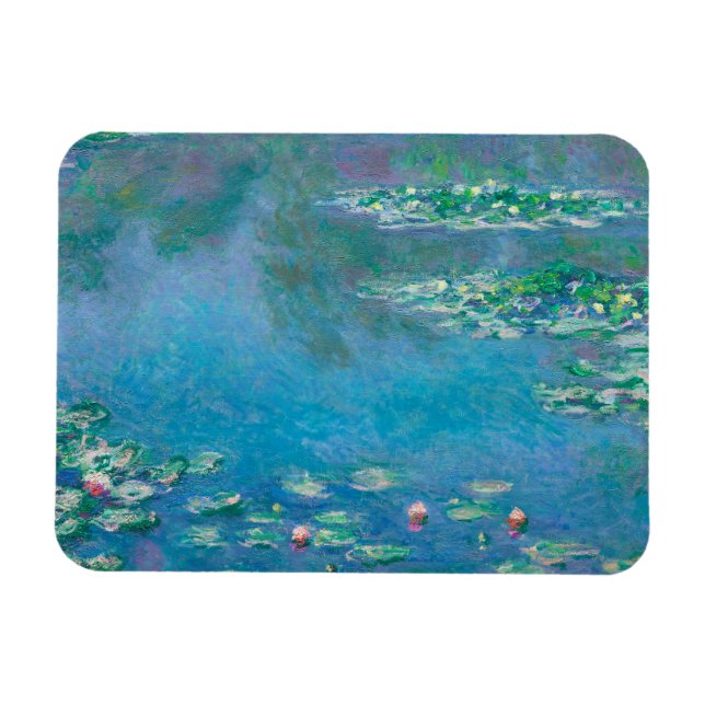 Magnet Flexible Nénuphars de Claude Monet Fine Art Painting (Horizontal)