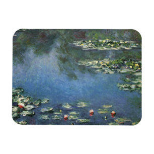 Magnet Flexible Nénuphars par Claude Monet, fleurs vintages