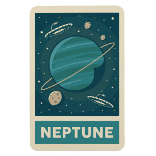 Magnet Flexible Neptune Retro Galaxy UFO