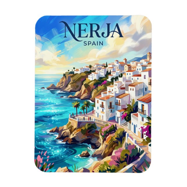 Magnet Flexible Nerja Espagne (Vertical)