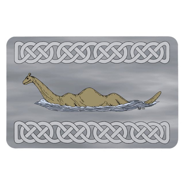 Magnet Flexible Nessie le monstre Loch Ness (Horizontal)