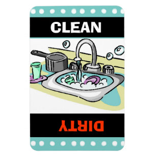 Magnet Flexible Nettoyez/aimant sale de plats