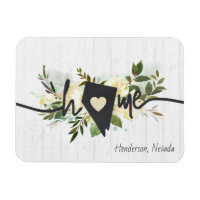 Nevada State Personnalisé Accueil Ville Floral Rus
