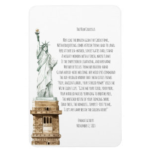 Magnet Flexible New Colossus Liberty Statue