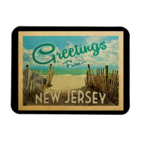 New Jersey Shore Beach Vintage voyage