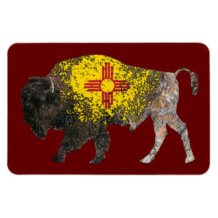Magnet Flexible New Mexico Buffalo Spirit