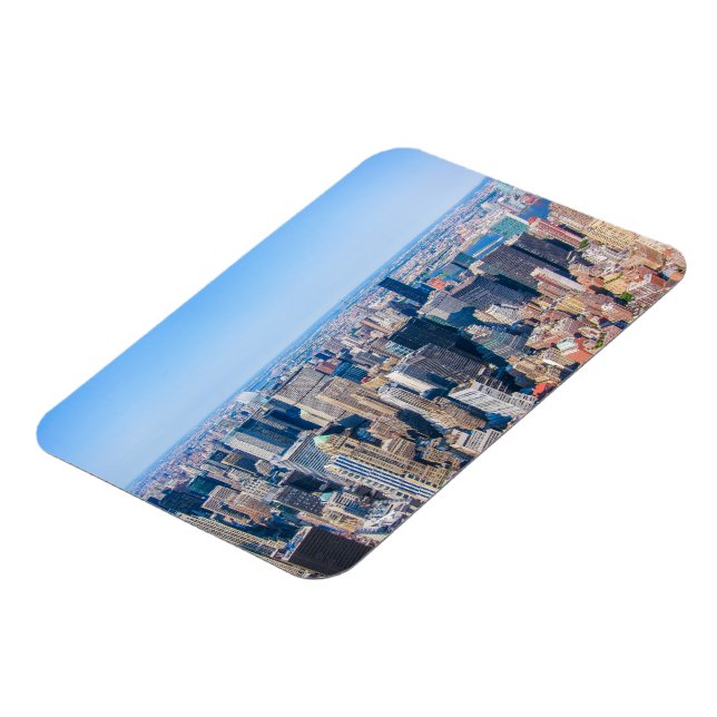 Magnet Flexible New York City Skyline Photo Building Vue Ville (Côté Gauche)