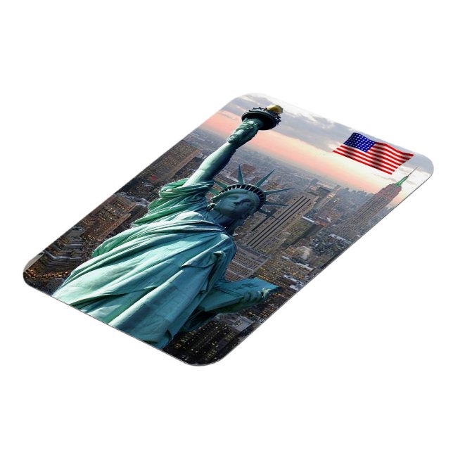 Magnet Flexible New York City - Statue de la Liberté - États-Unis (Côté Gauche)