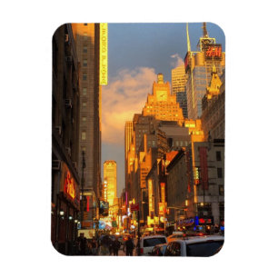 Magnet Flexible New York City Sunset Midtown Theatre District NYC