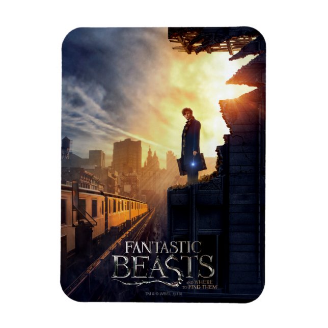 Magnet Flexible NEWT SCAMANDER™ dans un bâtiment détruit (Vertical)