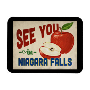 Magnet Flexible Niagara Falls New York Apple - Vintage voyage