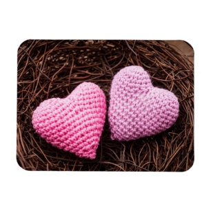 Magnet Flexible Nid avec des coeurs