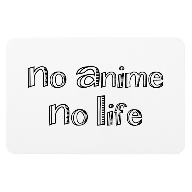 Magnet Flexible no anime no life (Horizontal)