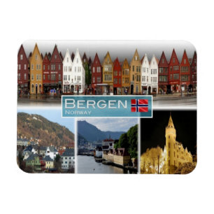 Magnet Flexible NO Norvège - Bergen -