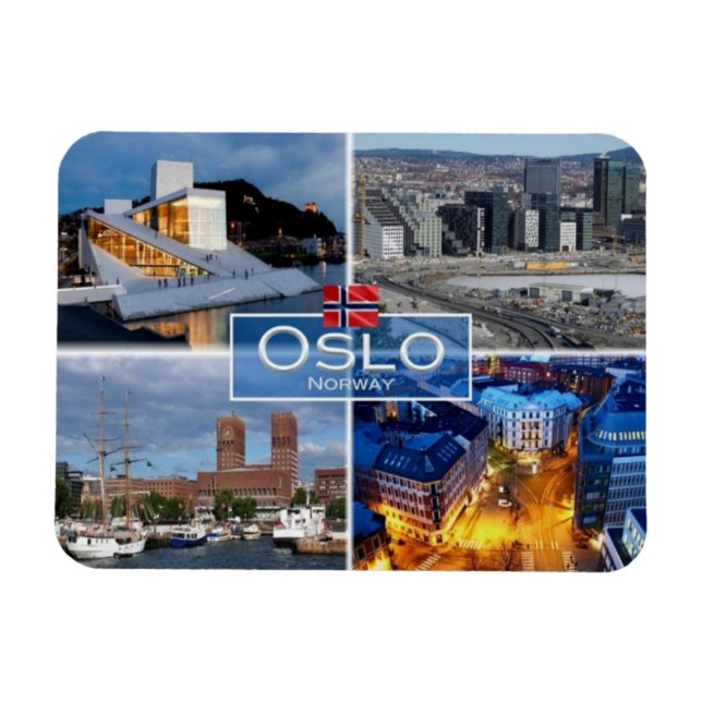 Magnet Flexible NO Norway - Oslo - (Horizontal)