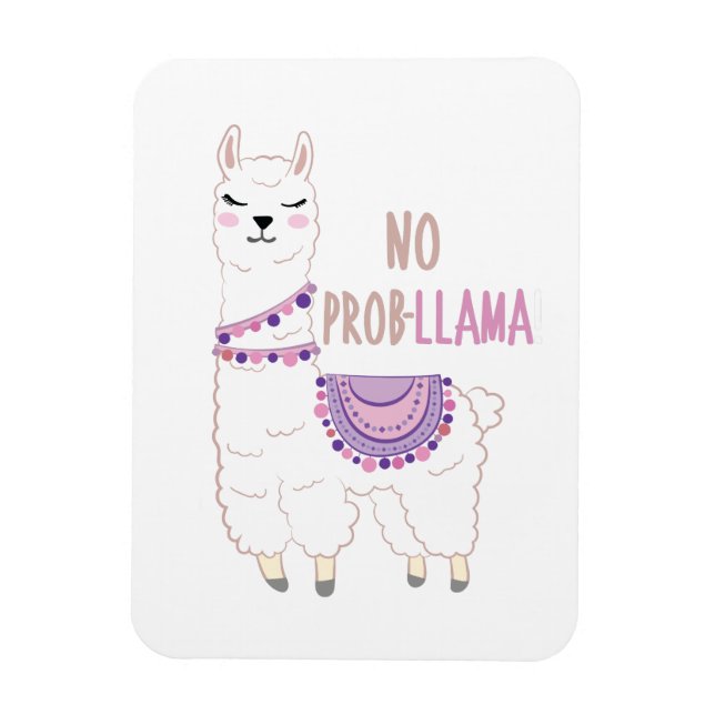 Magnet Flexible No Probllama (Vertical)