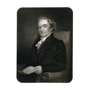 Magnet Flexible Noah Webster (1758-1843) gravé par Frederick W.