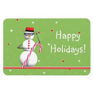 Magnet Flexible Noël Holiday Snowman
