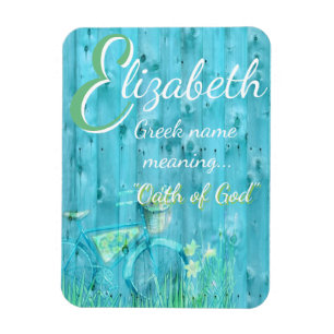 Magnet Flexible Nom Signification de l'aimant : Elizabeth, serment