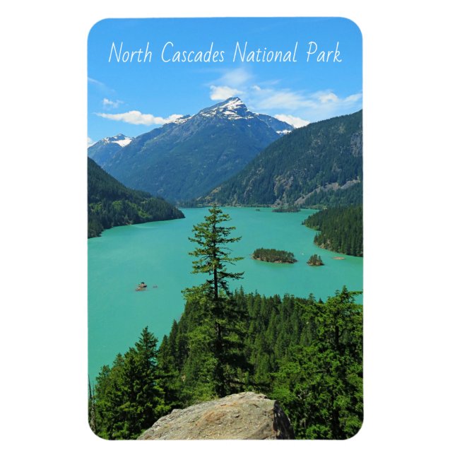 Magnet Flexible North Cascades National Park Washington Scenery (Vertical)