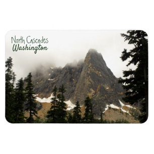 Magnet Flexible North Cascades Washington Mountain Photo