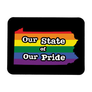 Magnet Flexible Notre État de notre fierté  Pennsylvanie