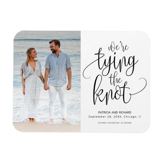 Magnet Flexible Nous essayons de nouer le mariage Enregistrer la p (Horizontal)
