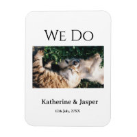 Nous faisons mariage fiançailles nom animal photo