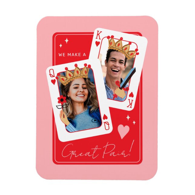 Magnet Flexible Nous faisons un beau couple photo de la Saint-Vale (Vertical)