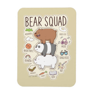 Magnet Flexible Nous les ours nus - Journal des équipes d'ours