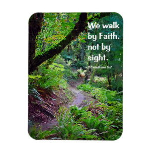 Magnet Flexible Nous Marchons Par La Foi