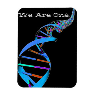 Magnet Flexible "Nous sommes un" aimant noir orphelin de
