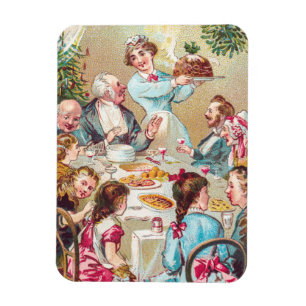 Magnet Flexible Nous vous souhaitons à tous un joyeux Noël - Carte
