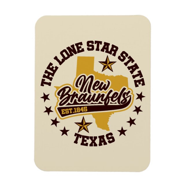 Magnet Flexible Nouveau Braunfels, Texas (Vertical)