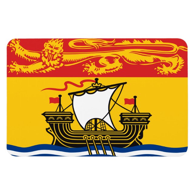 MAGNET FLEXIBLE NOUVEAU-BRUNSWICK (Horizontal)
