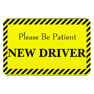 Magnet Flexible Nouveau conducteur de la patience (pour votre